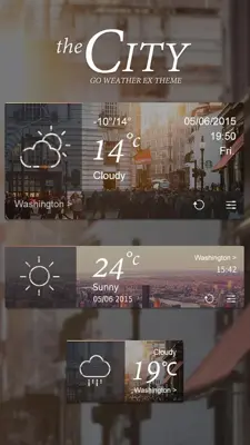 City GO Weather Widget Theme android App screenshot 1